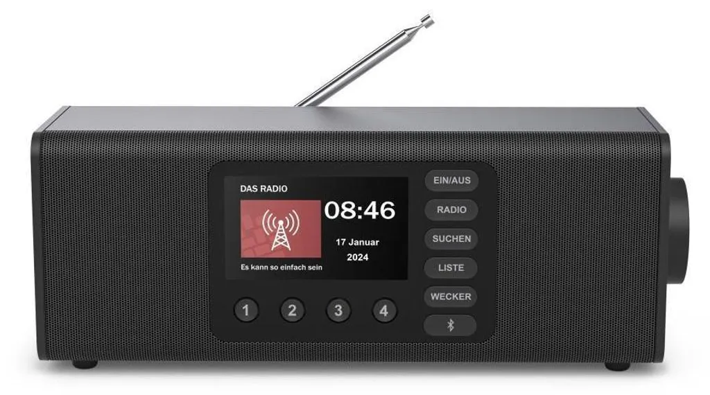 Radio Réveil DAB+ Bluetooth Stéréo Hama DR2002 Idéal pour la Chambre