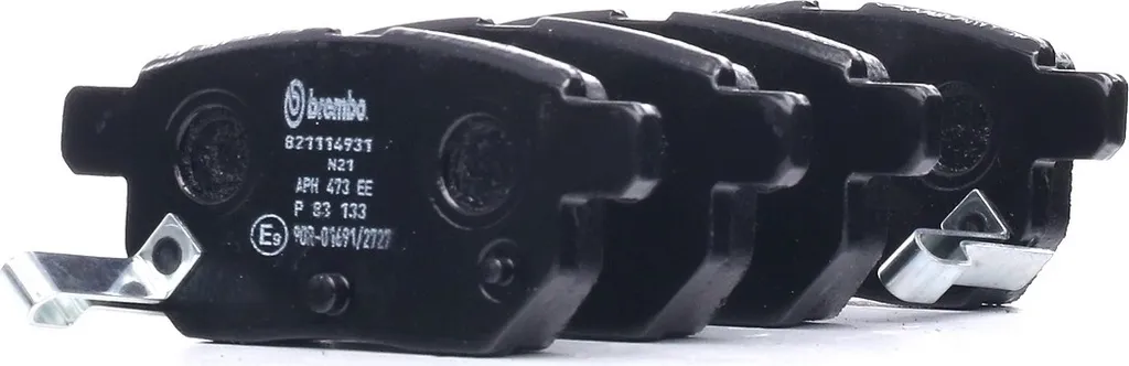Plaquettes de frein arrière Brembo P 83 133 pour Toyota Prius et Corolla E15