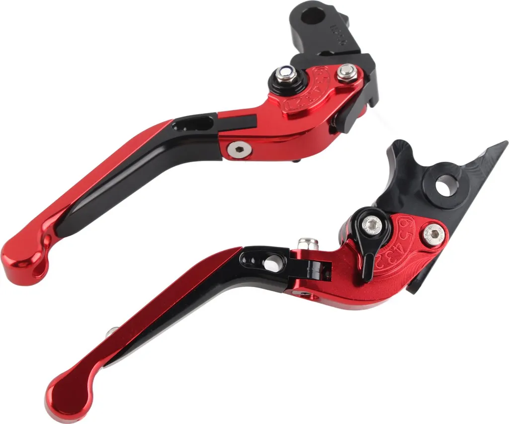 Levier d'embrayage anti-casse réglable CNC rouge pour Honda Monkey 125