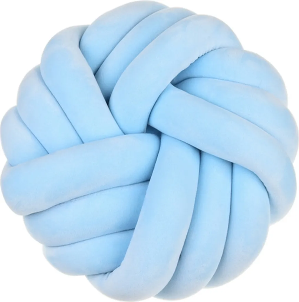 Cuscino Arredo Palla Blu 35cm | Qualità Nordic a Prezzo Smart