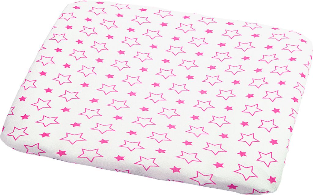 Odenwälder 026012 Wickelauflagenbezug Sterne 75x85 pink Produktbild 