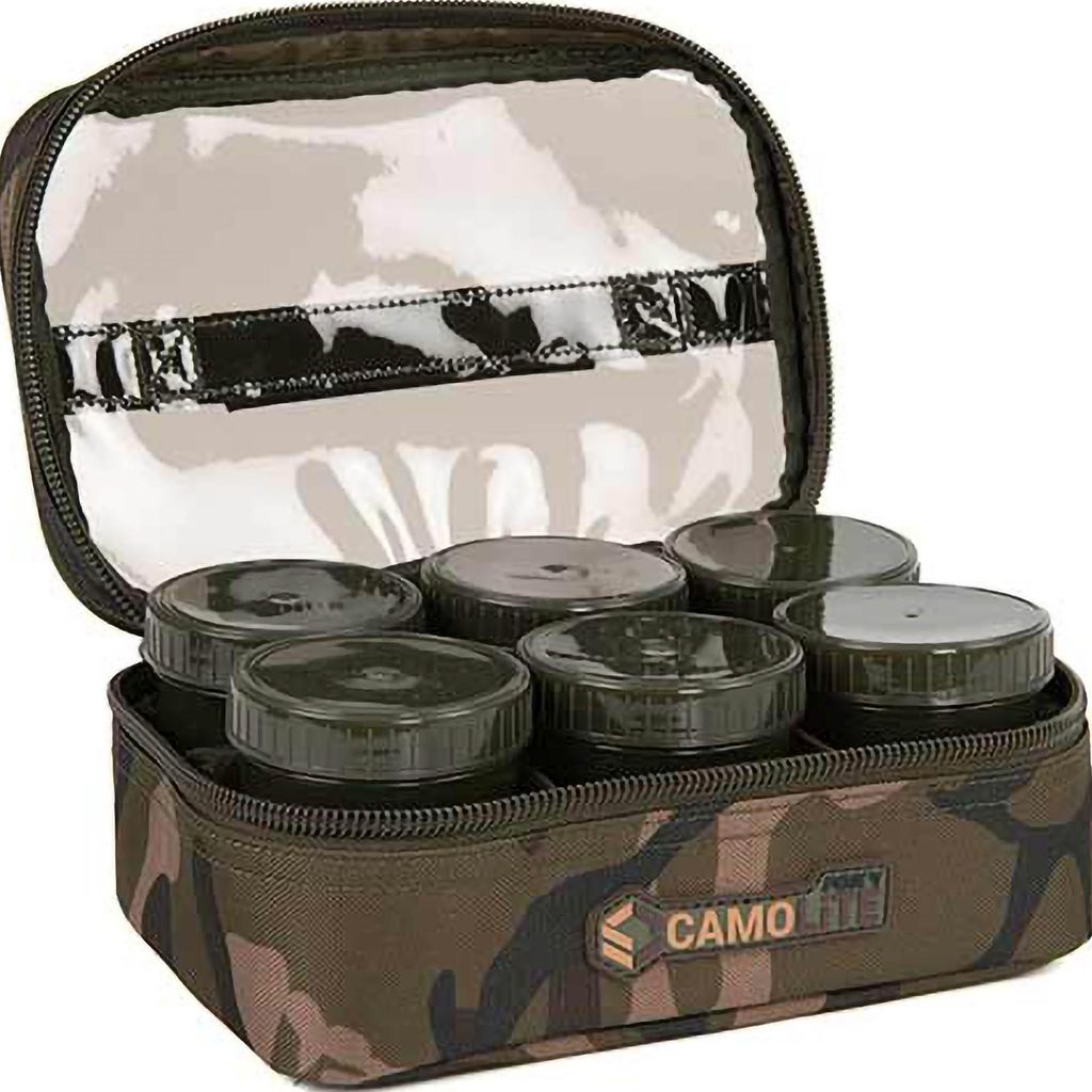 Fox Camolite 8 pot Hookbait Case