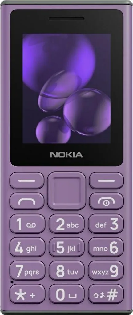 Nokia 105 TA-1684 DS Viola: Cellulare Aziendale per Chiamate Lunghe