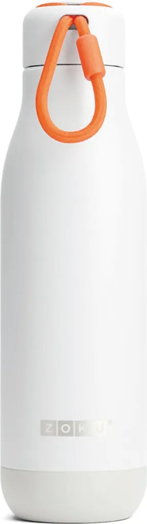 Zoku White 750ml - Bottiglia Termica Acciaio per Pendolari