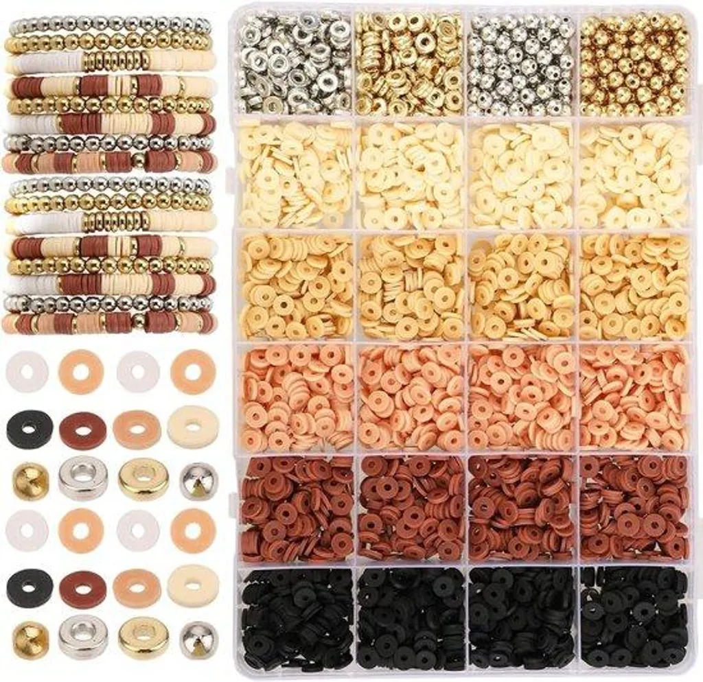 Perles en argile pour bracelet fait main : créez vos bijoux sur mesure