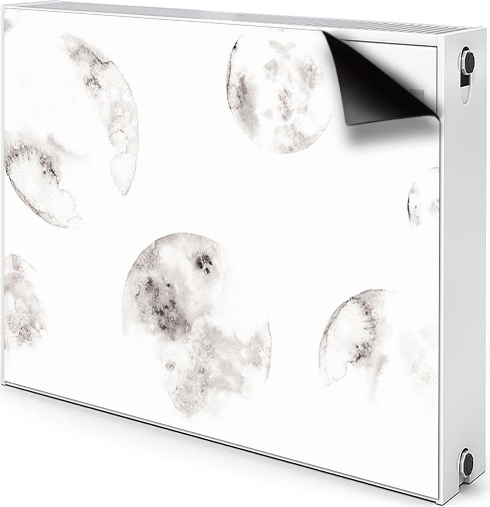 Magnet Heizkörperverkleidung Heizkörper-Abdeckung Heizung Heizkörper 110x60 cm - Mond