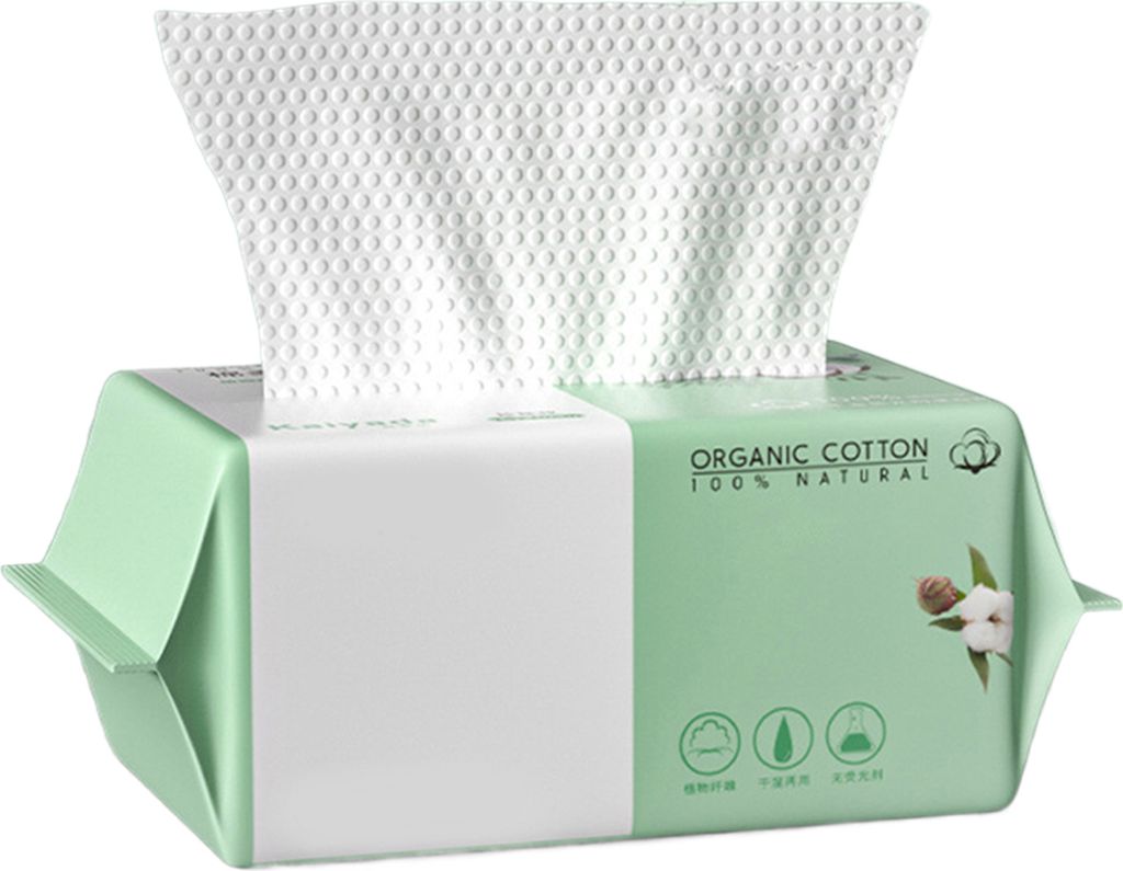 Einwegreinigungstuch natürliches Material nicht reizende weiche Baumwolle Nass und trockenes Gebrauch Gesichtstuch Hausversorgung-A ,Größen:15x20cm