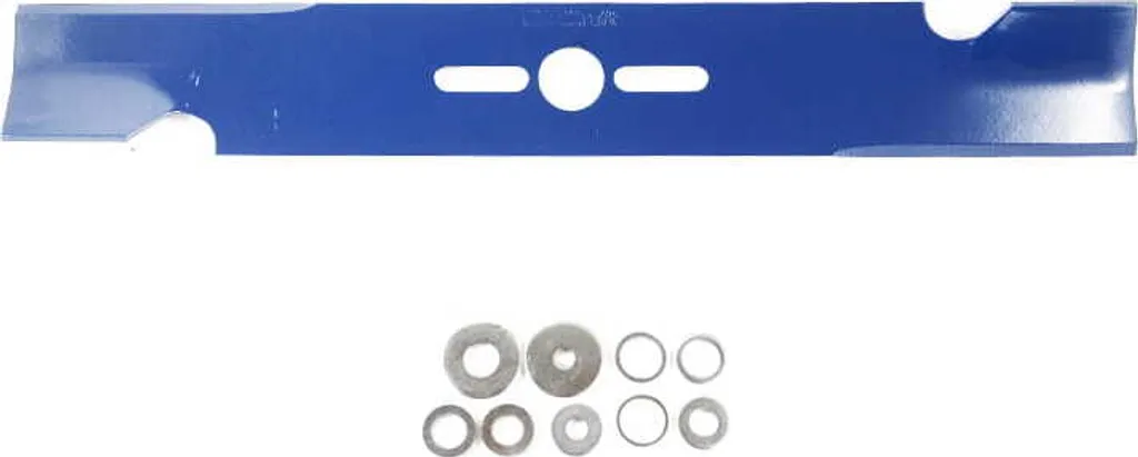 Lame de tondeuse universelle T14 courbée 451 mm fixations renforcées