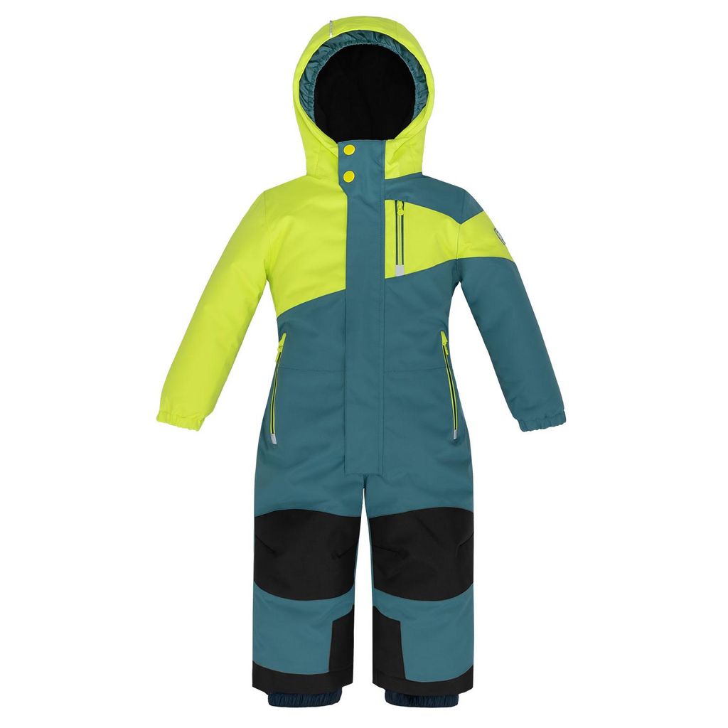 Kinder Skianzug Jungen in blau neon grün Gr. 104 - wasserfest winddicht - 104
