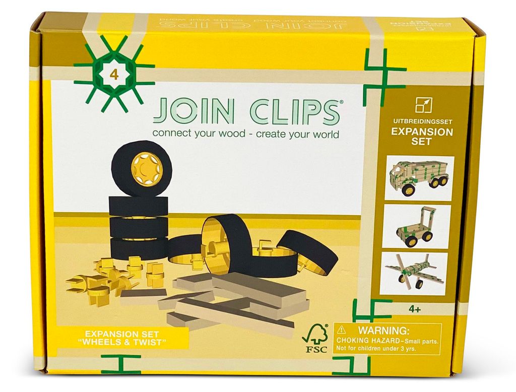 Verbinden Sie Clips, Verlängerungsset, Räder und Drehclips Produktbild 
