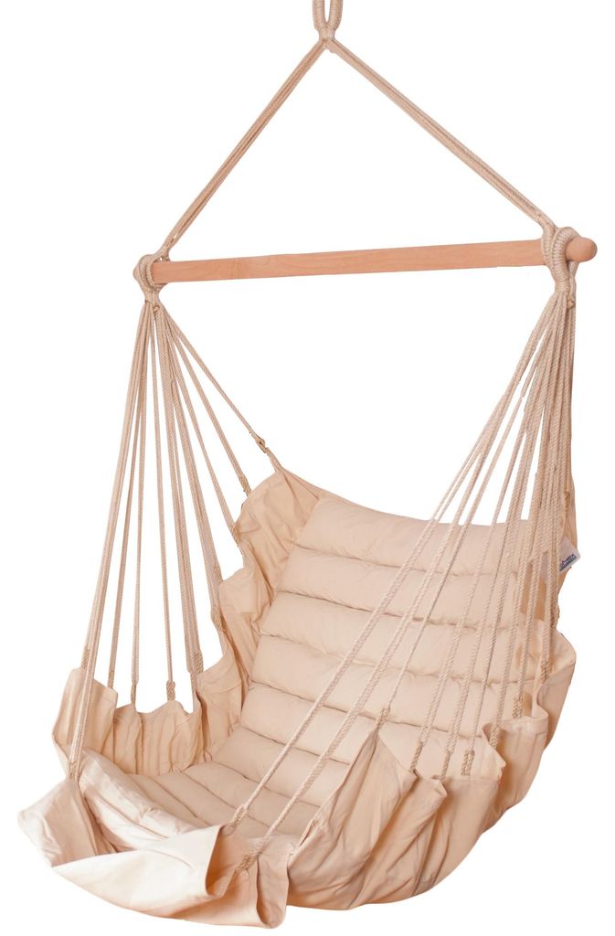 MacaMex SoftChair crema - uni natural white, imbottita, Immagine del prodotto 