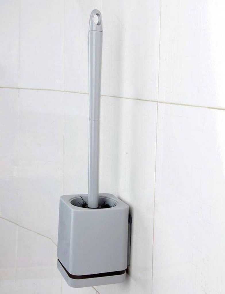 Toilettasche, Wandmontage, schnell trocknende Halterung für Bad oder Gastewc (grau)