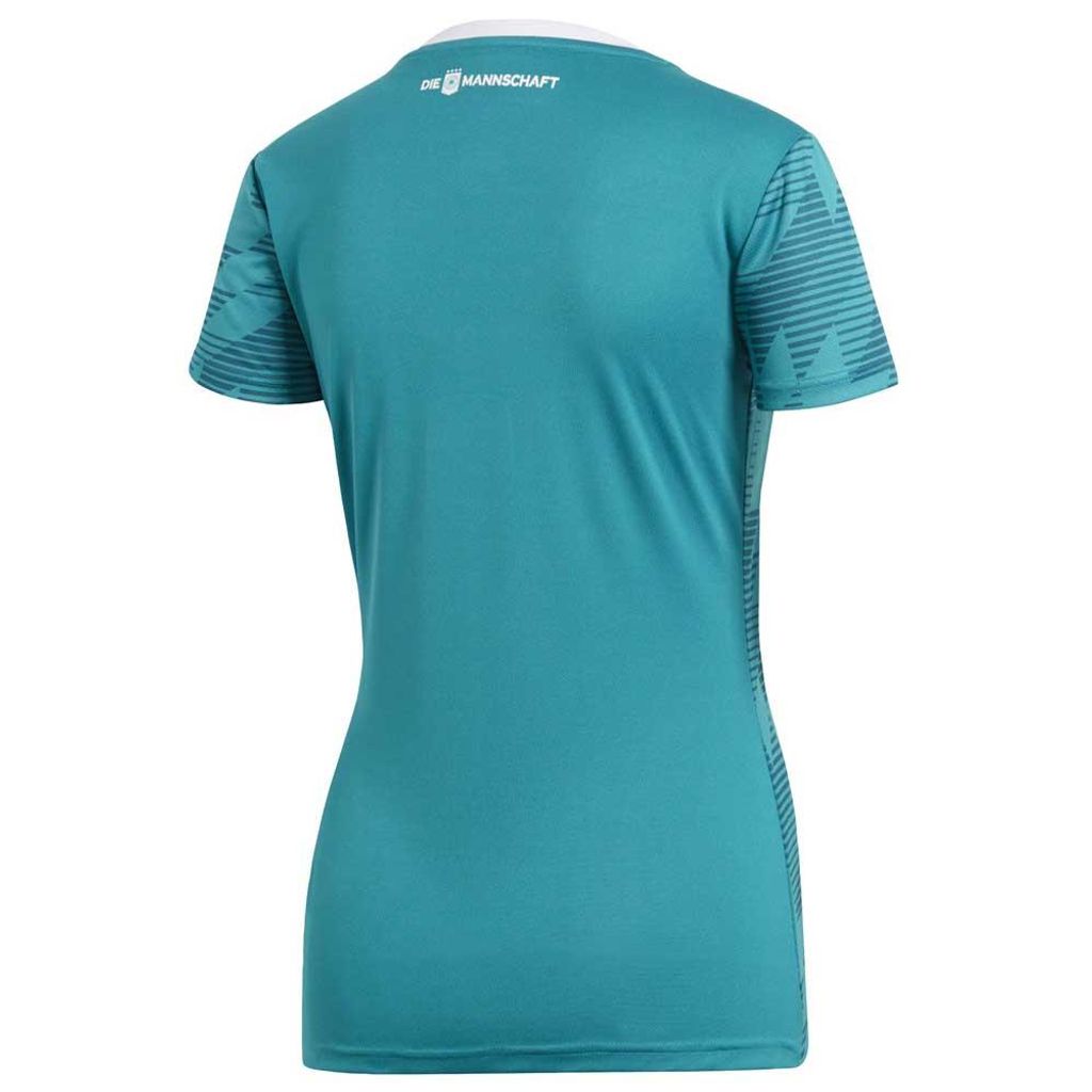 adidas DFB Deutschland Auswärtstrikot Away WM Trikot Damen 2018, Farbe:Grün, Größe:S