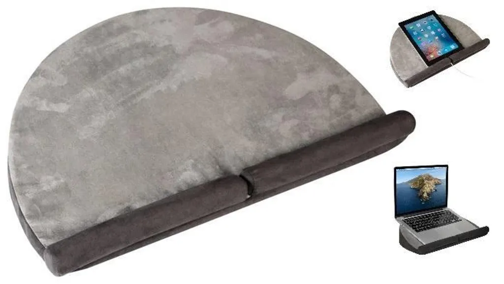 Fini le Mal de Dos : Support Ordinateur Lapwedge Grey Ergonomique en Gris