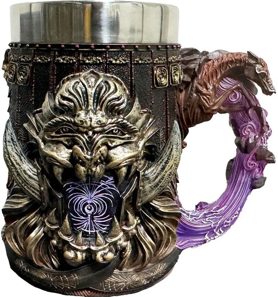 Chope Elden Ring Tankard Radahn 15 cm - Objet de Collection Peint à la Main