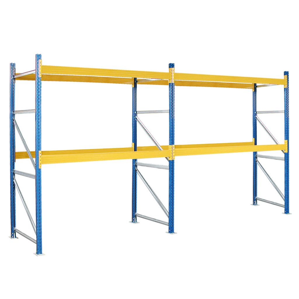 Palettenregal, HxBxT 3000 x 5710 x 1100 mm, Fachlast 1800 kg/Tragbalkenpaar