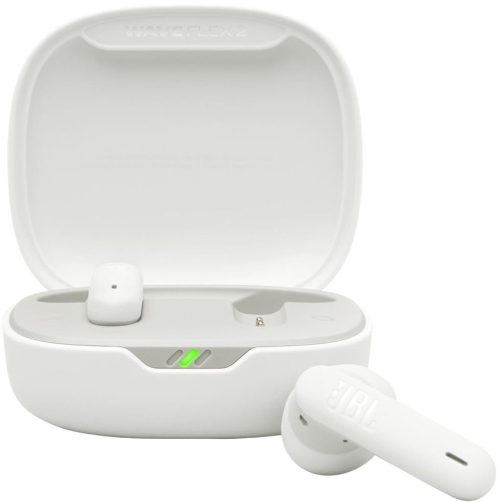 JBL Wave Flex 2, Kabellose Bluetooth-In-Ear-Kopfhörer, weiß Image du produit 
