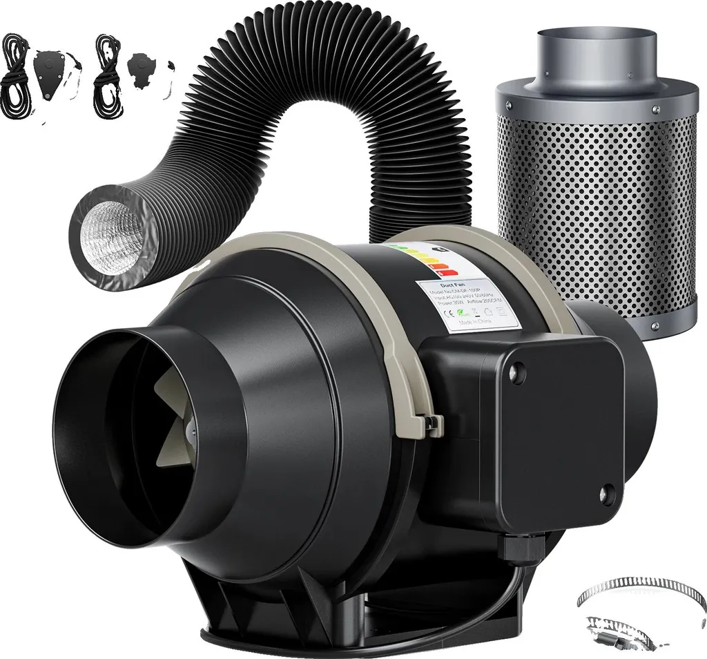 Ventilateur 100mm Anti-Odeur Réglable : Fini les Nuisances d'Air vicié