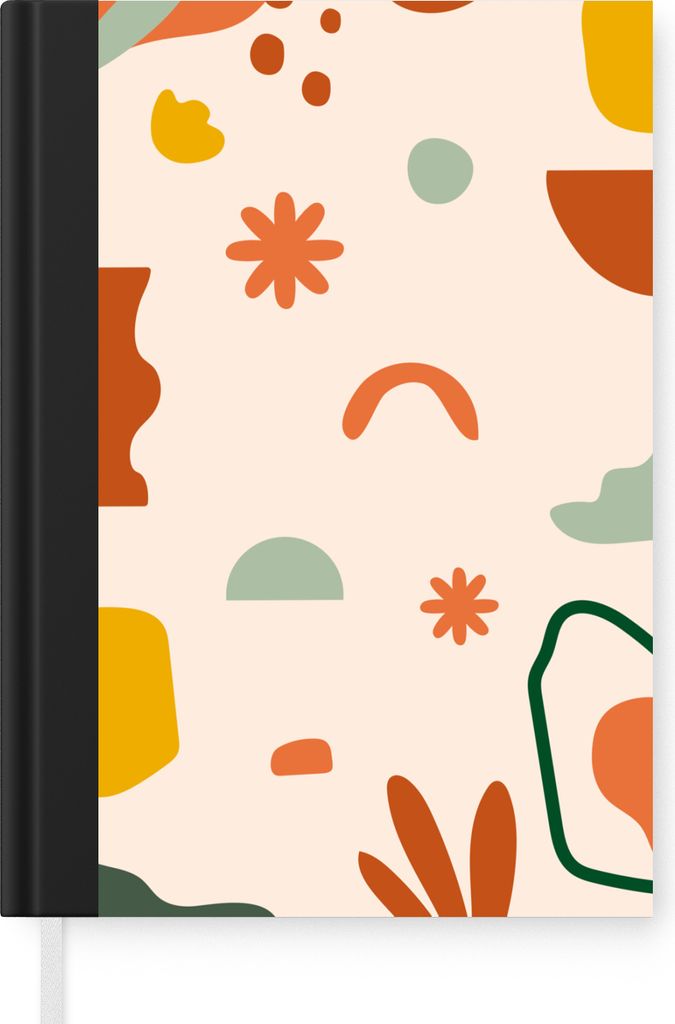 MuchoWow Notizbuch Tagebuch Haushaltsbuch Notebook A5 Design - Sommer - Abstrakt - Notizblock - Notizheft - Notebook - Schreibblock - Papier