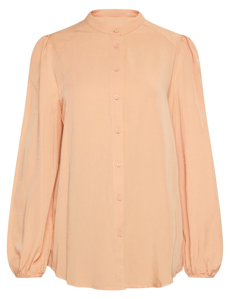 Kawai Damen Bluse - pfirsichfarben, XL
