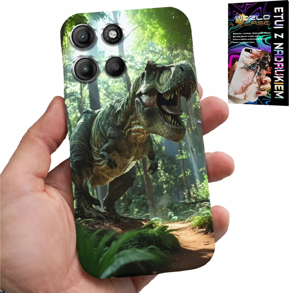 Kit Protezione Motorola Edge 60 Pro 5G: Cover T-Rex + Folia Salva-Schermo