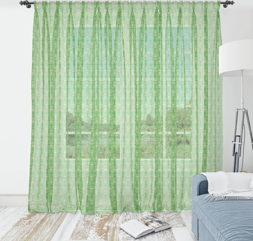 Décoration Murale XXL Triskele pour Habiller un Grand Mur Vide Vert