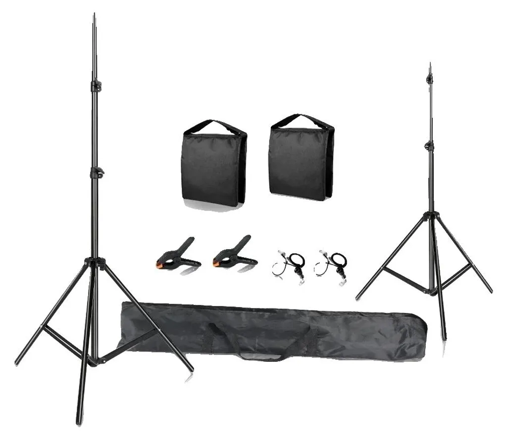 Support de fond 2600x3000 mm portable avec lestage flexible innovant