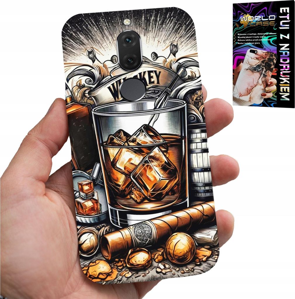 Hülle Für Huawei Mate 10 Lite - Whisky Zigarrenrücken Designs Für Männer