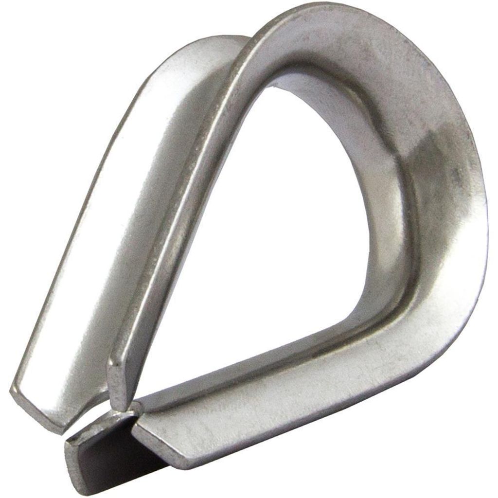 AG-BOX Kausche D=5 mm ähnl. DIN 6899 Edelstahl A4, 1 Stück