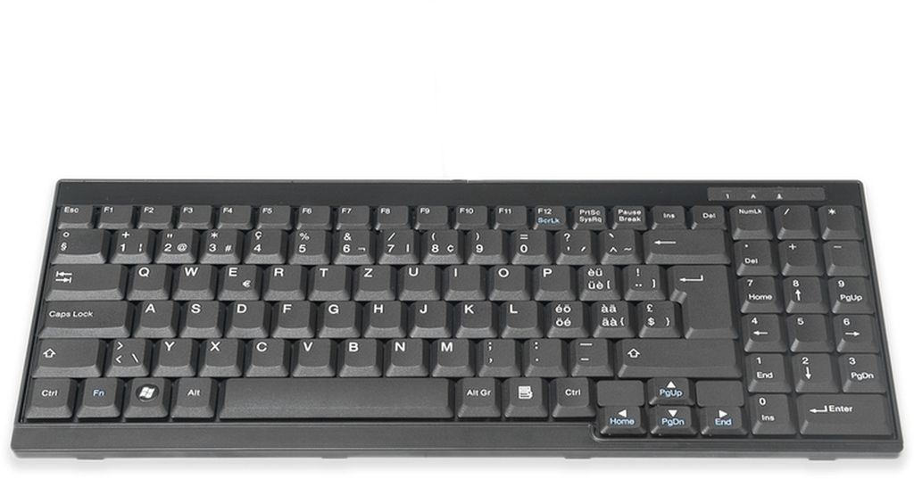 DIGITUS Tastatur passend für TFT-Konsolen, Schweiz