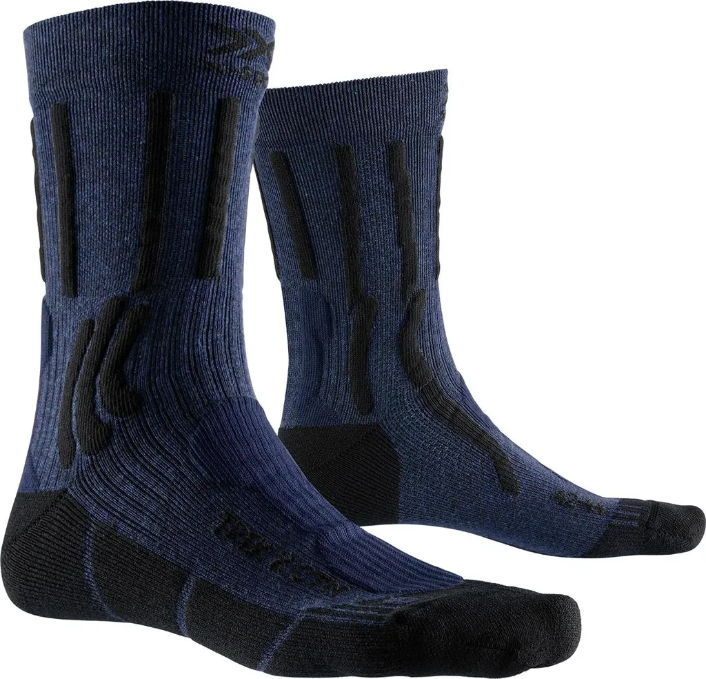 Chaussettes de Running et Fitness X-SOCKS Unisexe Taille 45-47 Noires