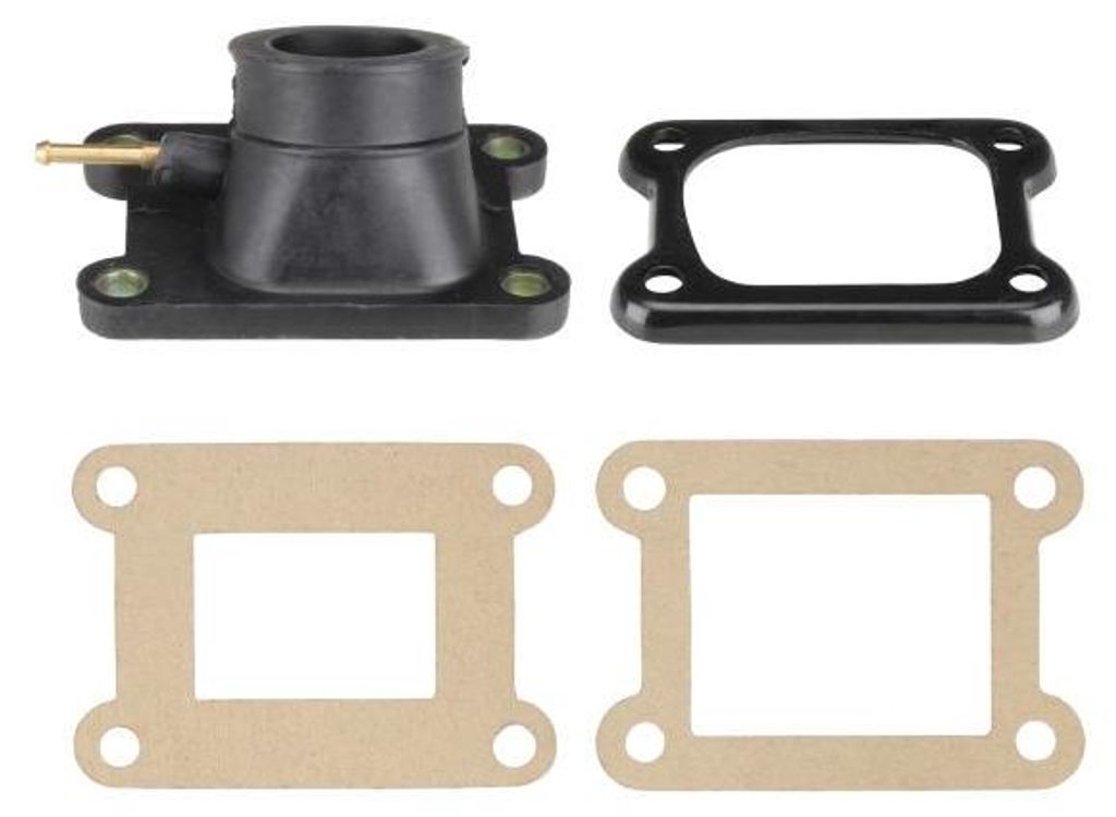 Ansaugstutzen + Dichtungen (60x40mm) für Aprilia RS4 RX SX / Derbi GPR Senda / Gilera / (D50B0 EBE050 EBS050 Motor) von