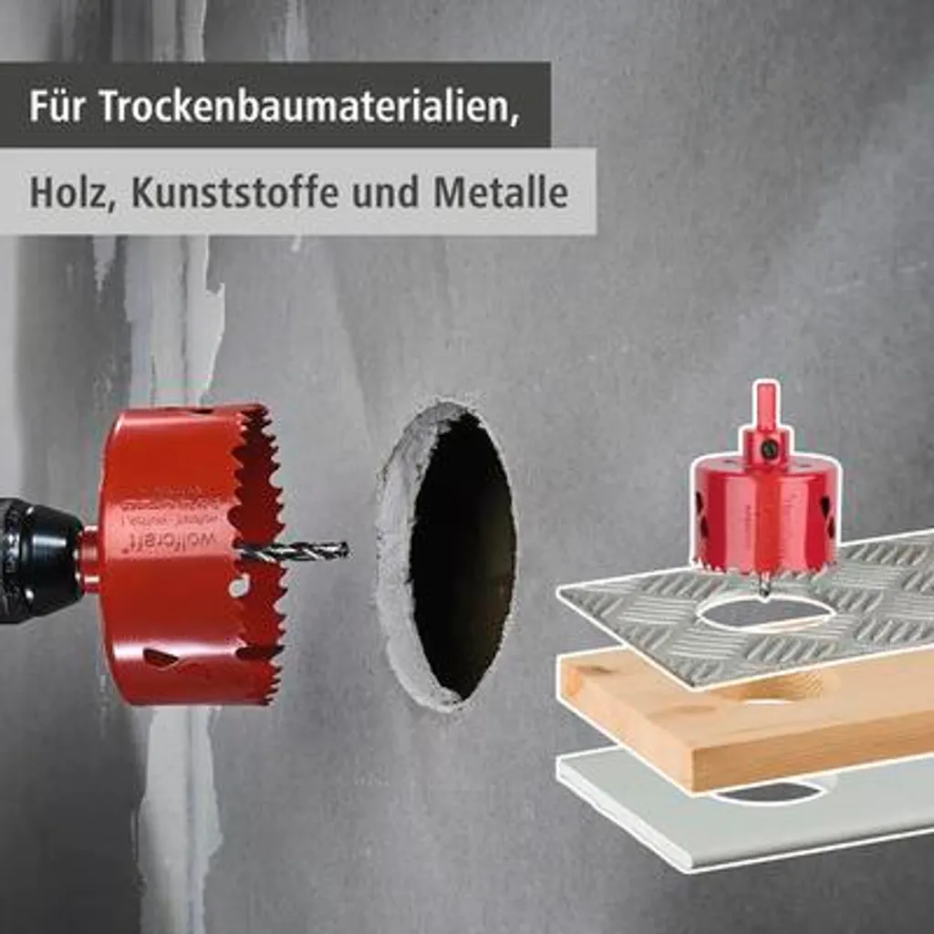 Wolfcraft Punta 65mm Multimateriale: Addio ai Fori Imprecisi - 10