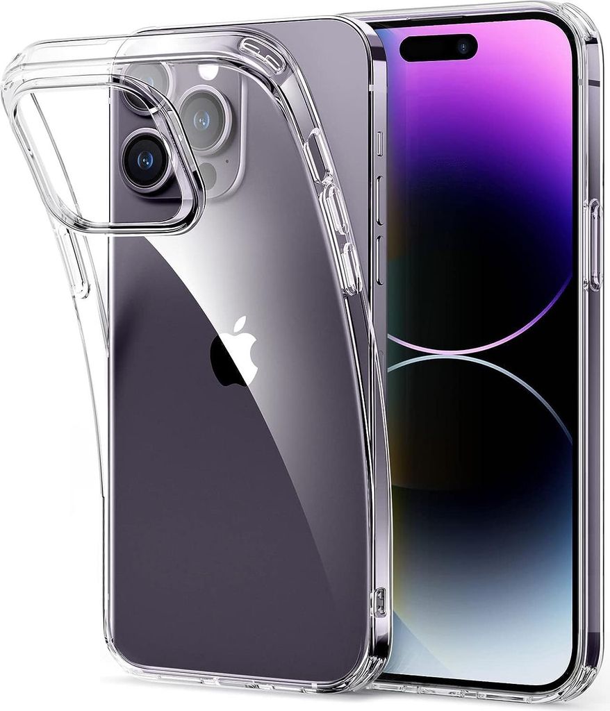 Hülle für iPhone 15 PRO - Transparent Handyhülle Kratzfest Schutzhülle Ultra Dünn Phonillico