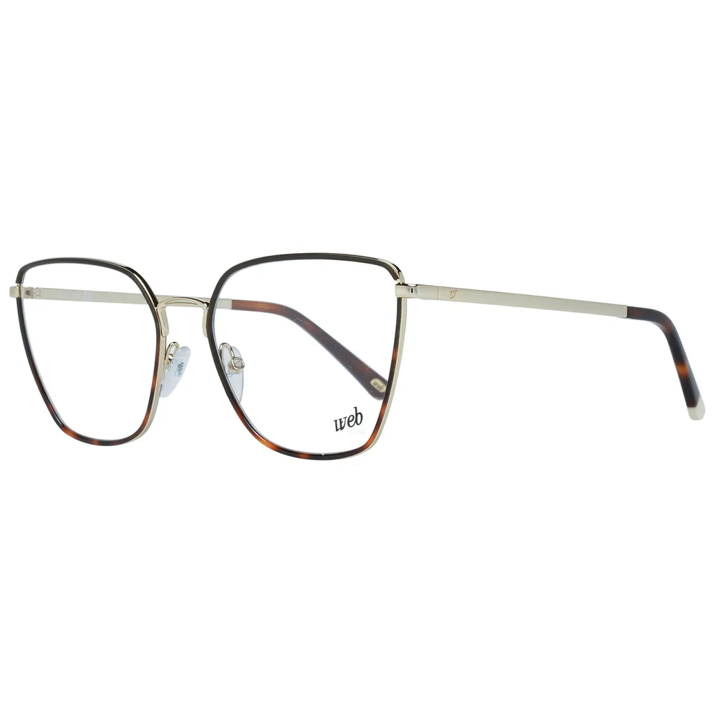 Monture de lunettes Web WE 5340 032 rectangulaire fine en métal or