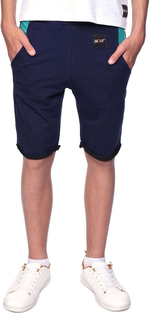 BEZLIT Kinder Jungen Stoff Shorts Navy-Grün 140/146