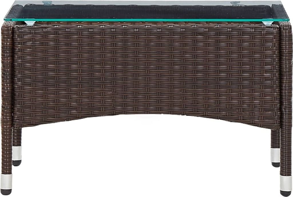 vidaXL Konferenční stolek hnědý 60x40x36 cm polyratan Obrázek produktu 