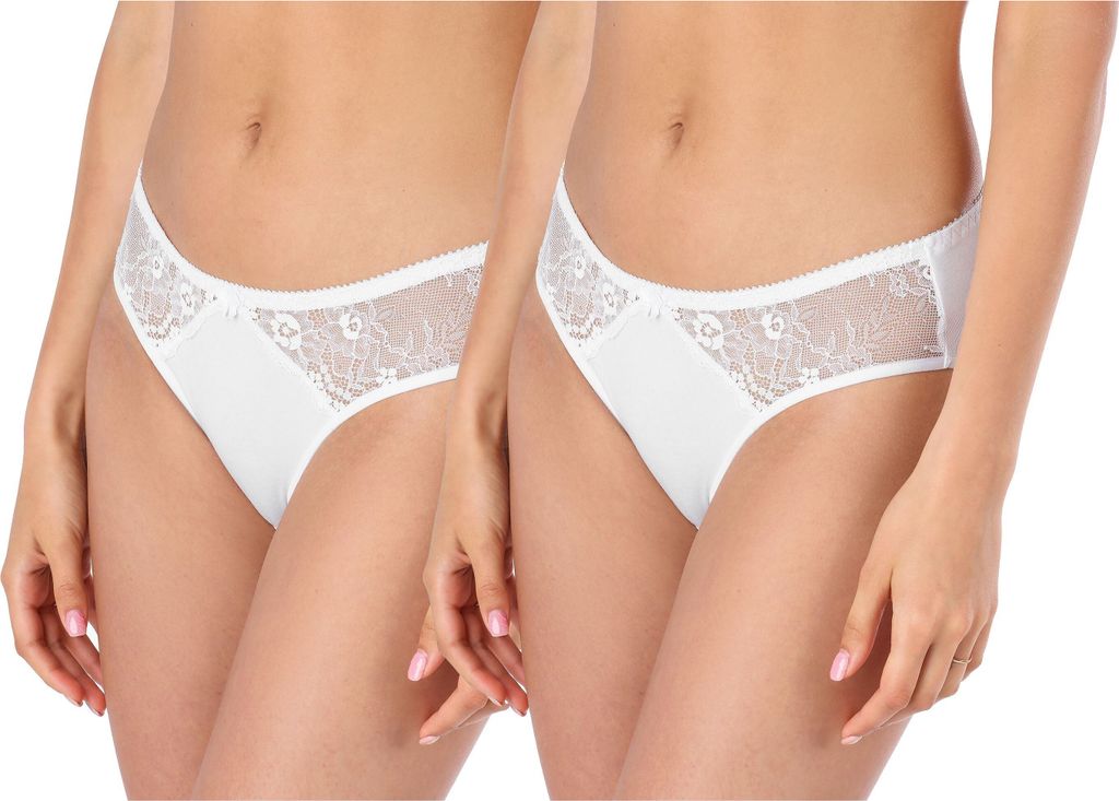Bellivalini Damen Unterwäsche Unterhose aus Baumwolle Slip Produktbild 