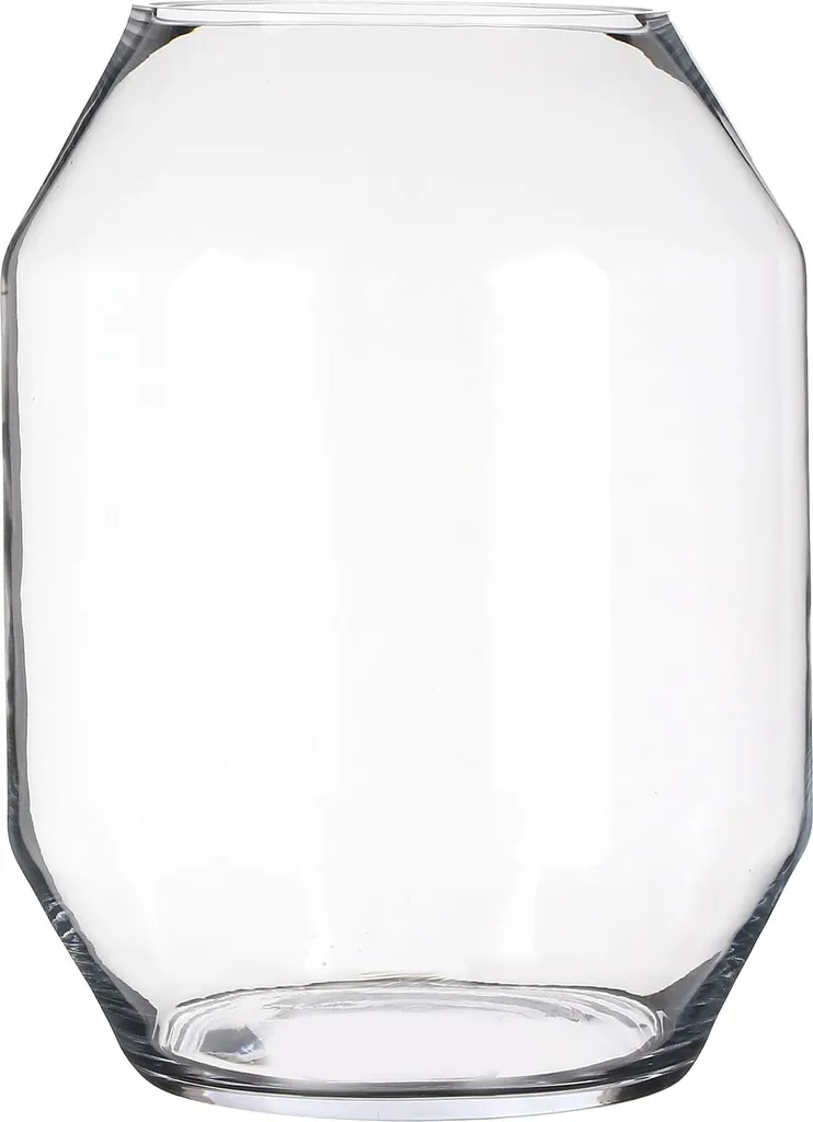 Vase Dali 33 cm en Verre Soufflé Transparent - Mica Decorations Deco