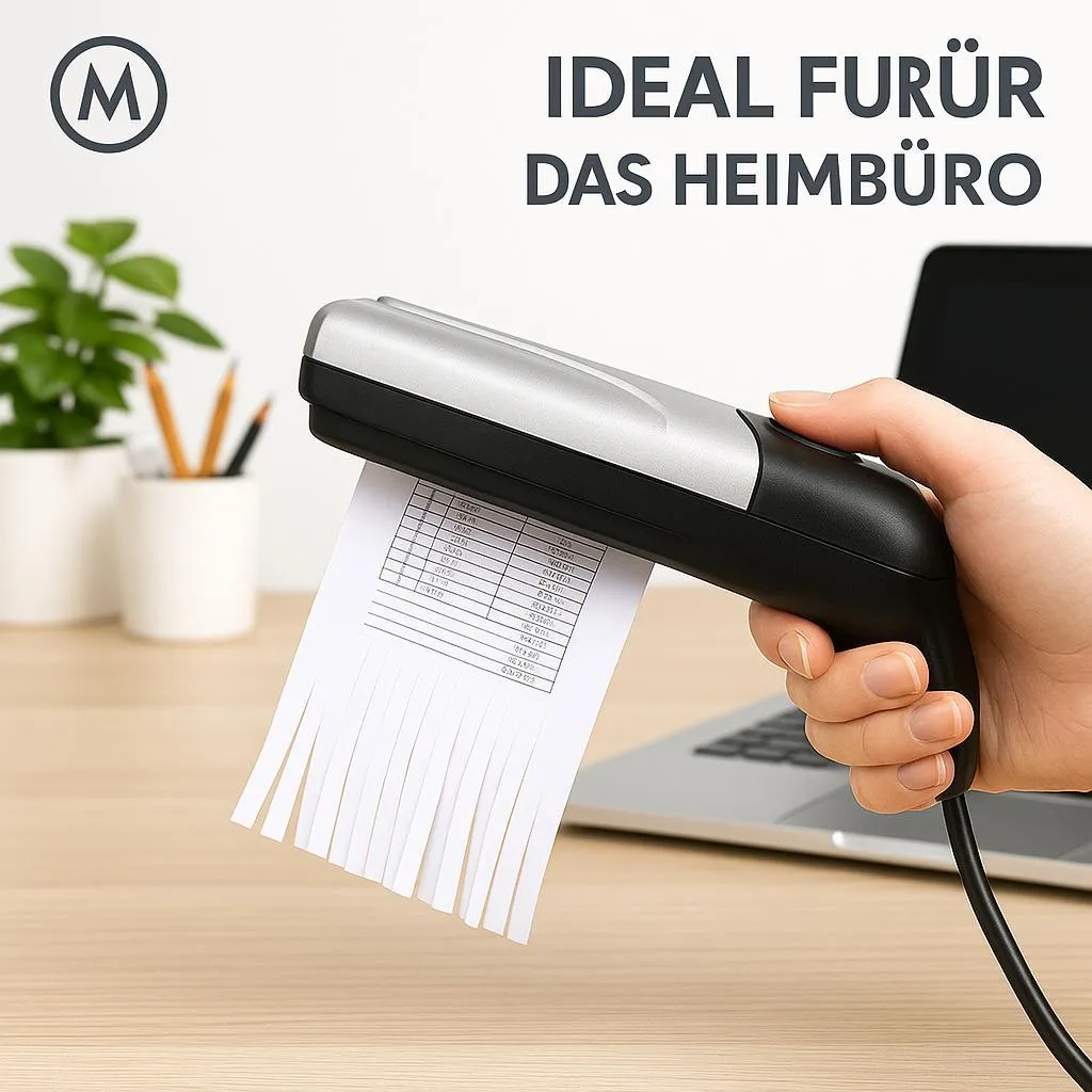 Destructeur de documents mini pour protéger votre identité au bureau 2L - 4