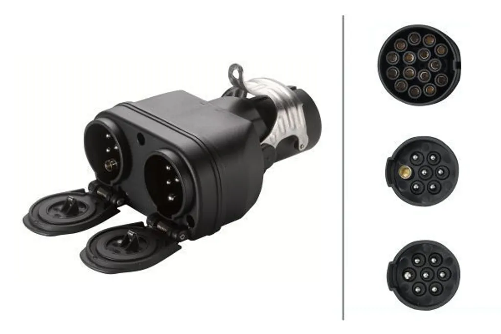 Adaptateur Hella Prise de Courant 24V - Connecteur Mâle pour Camion