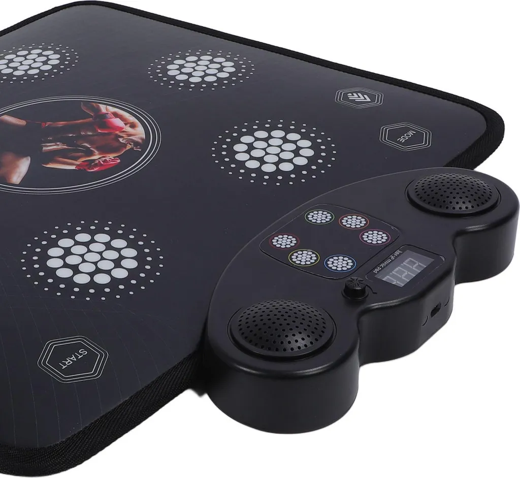 Machine de Boxe Murale Électronique avec Tapis de Danse Interactif