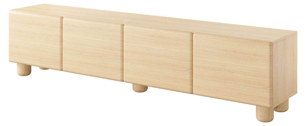 TV-Schrank, Vicenza-Eiche, 199,7 x 46,7 x 38 cm