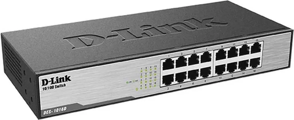 Commutateur D-Link DES-1016D/E 16 ports avec détection auto MDI-X