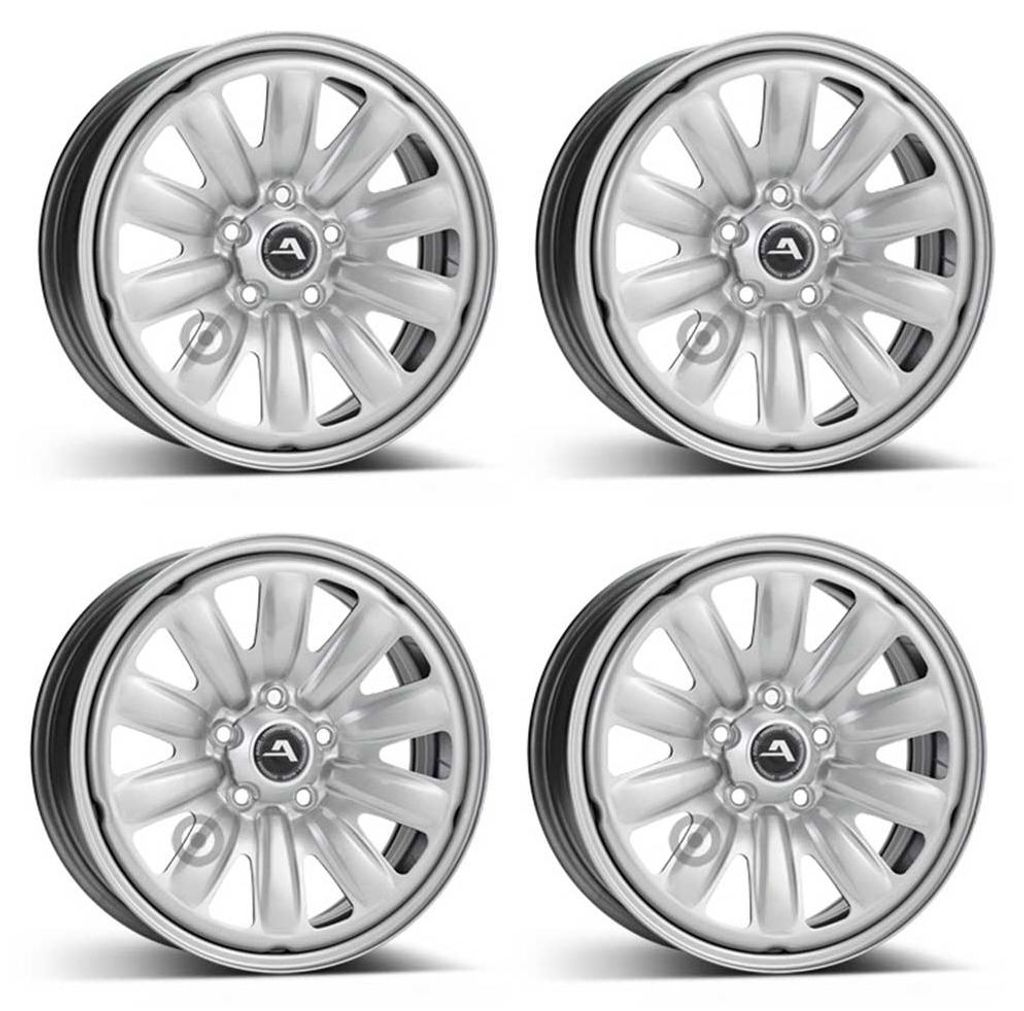 4 Stahlfelgen Alcar 130300 6.0Jx16 ET48 5x112 für Skoda Octavia
