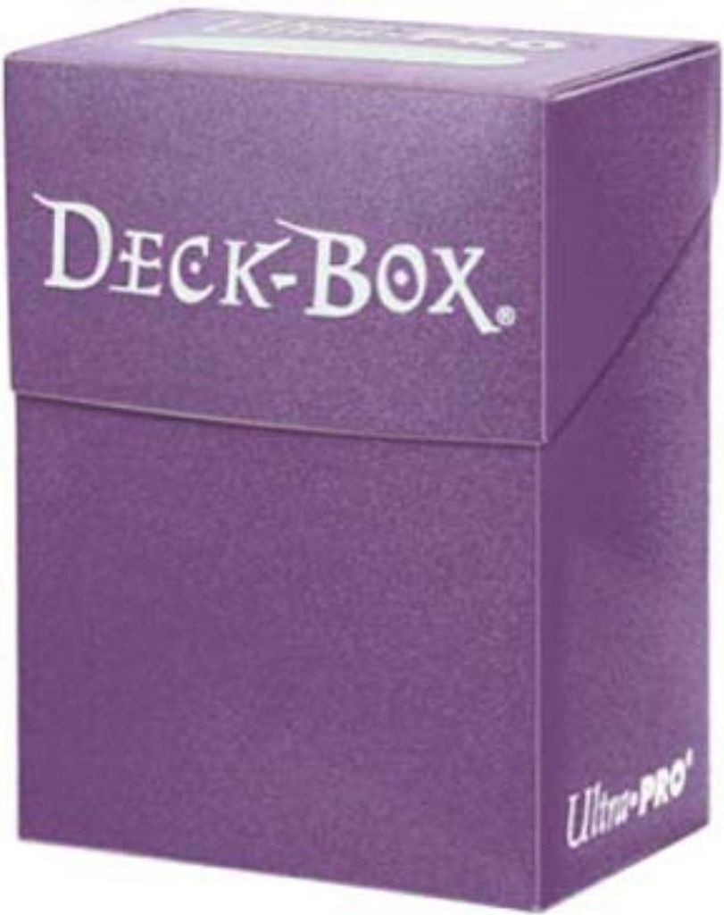 Ultra Pro - Deck Box Solid, Farbe:Purple