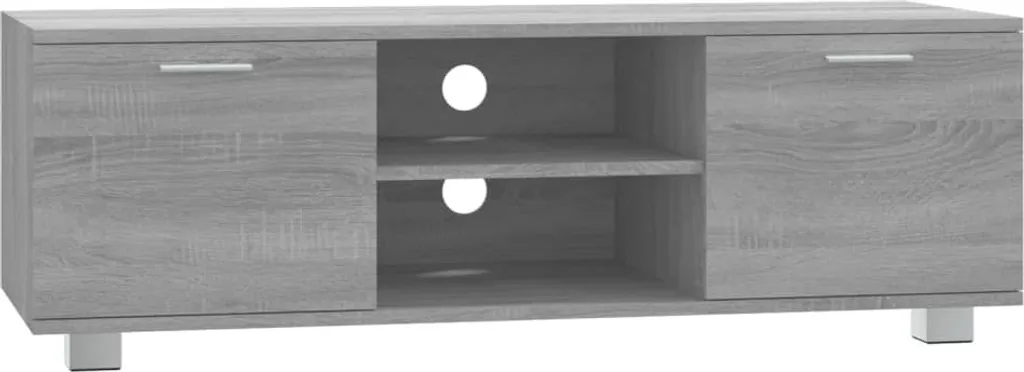 Porta TV Moderno Grigio Sonoma 120 cm - Mobile Soggiorno Minimal