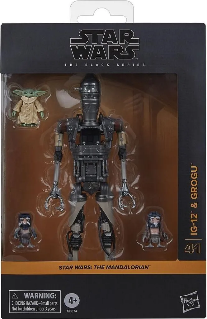 Figurines Mandalorian IG-12 et Grogu de 15 cm pour les Collectionneurs