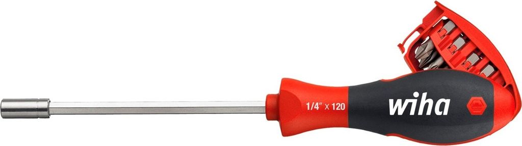 Wiha Schraubendreher mit Bit Magazin magnetisch gemischt Produktbild