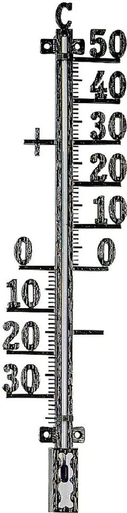 Termometro Parete TFA 42cm Metallo - Controllo Temperatura e Risparmio